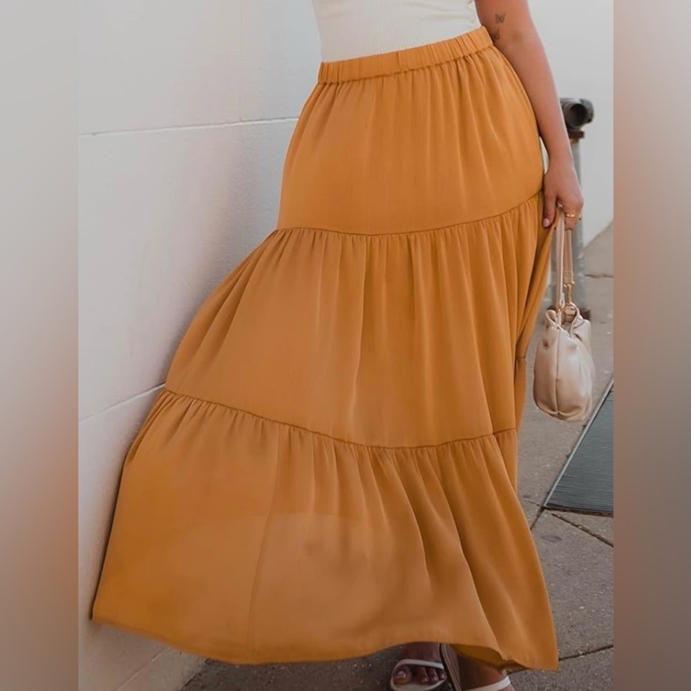 Cute fall midi skirt